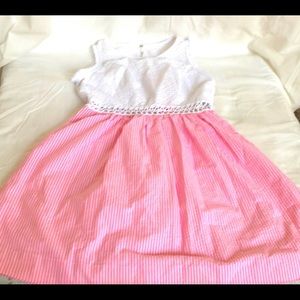 NWT Lilly Pulitzer pink seersucker dress